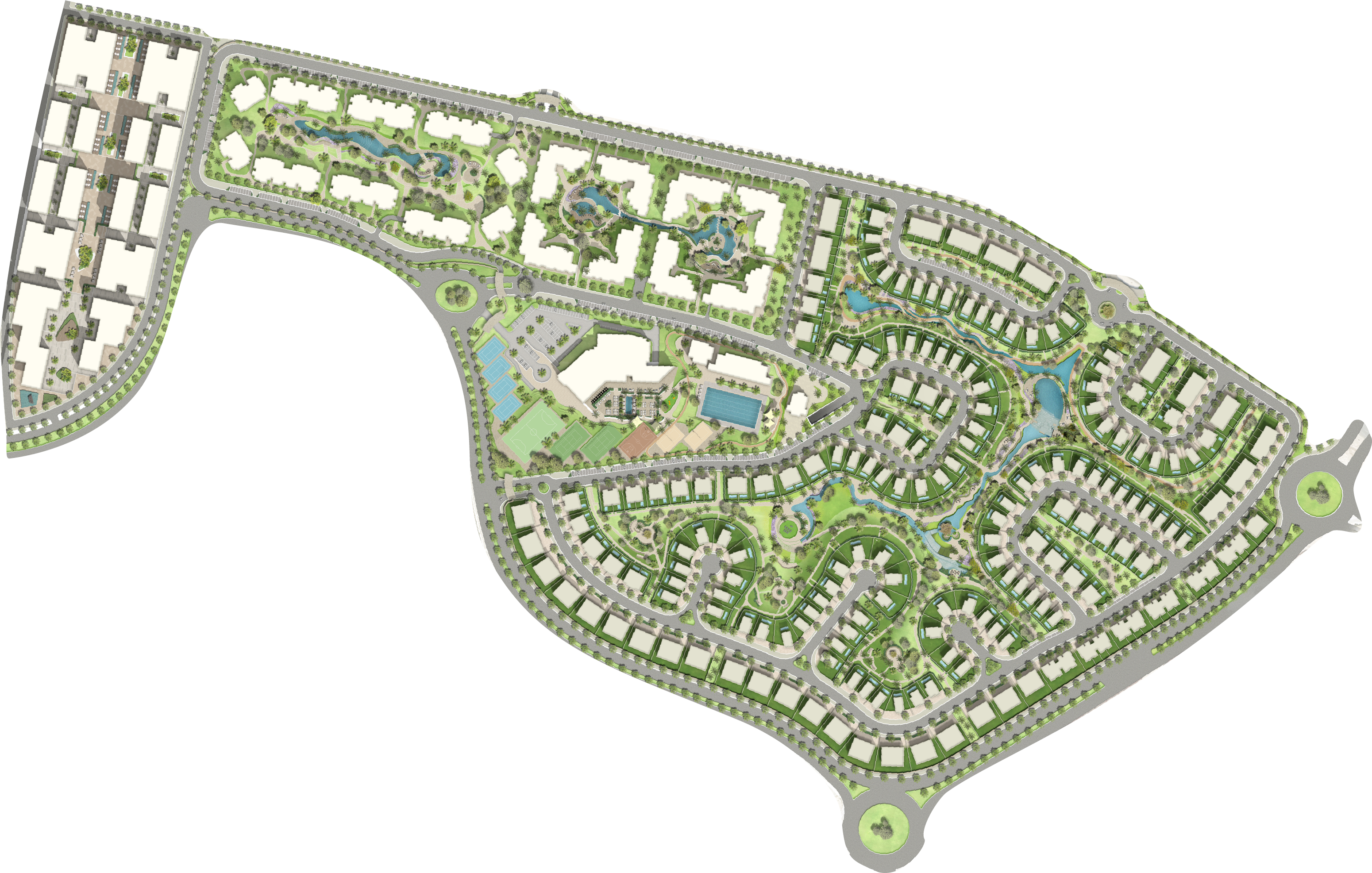The Hillage masterplan overview
